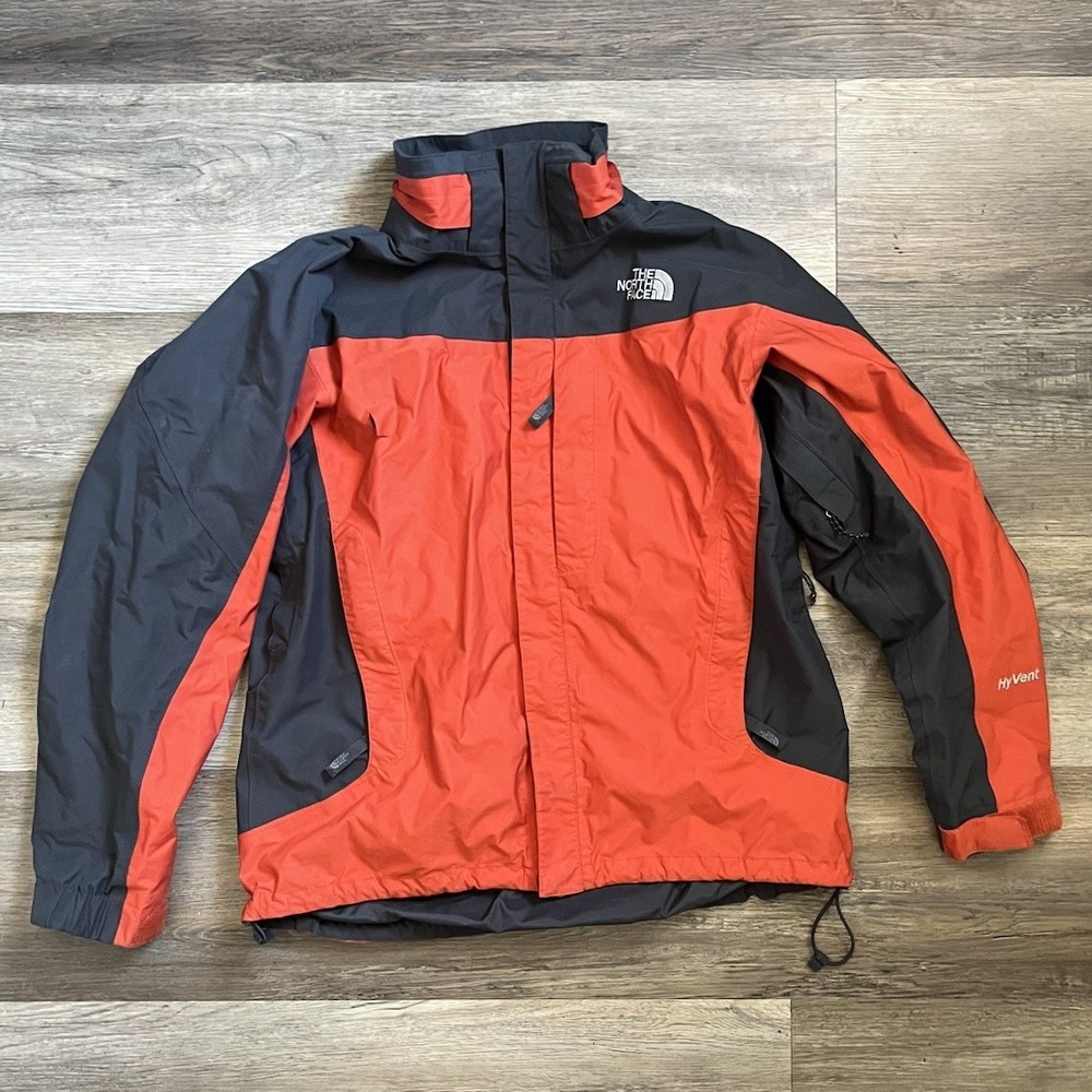 Vintage 2003 The North Face HyVent  Jacket Men L Orange dark Gray size L